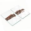 Decorative Glass Boards for Cutting Coffee Beans and Cinnamon 2X30X52 Cm