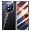 Honor Magic V6 Transparent Magnetic Foldable Phone Case with Lens Holder - Full Coverage Anti-Drop Protection for Men