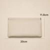 Soft Pebbled Leather Self-closing Coin Purse Portable Long Card Holder Storage Cash Pouch Men Women