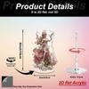 2D Flat Rotating Acrylic Desktop Decor Forest Goddess Design Table Figurine Meditation Goddess Home/Office Decoration Perfect Gi