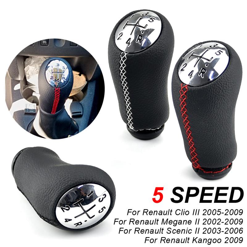 For Renault Kangoo 2009 Renault Megane II 2002-2009 Gear Shift Knob Stick Lever Head Handball Gaiter Boot Case Callor