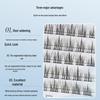 Taihua Yanghua Natural Comic Cluster False Eyelashes - Pre-Cut, Thin Stem, Daily Wear