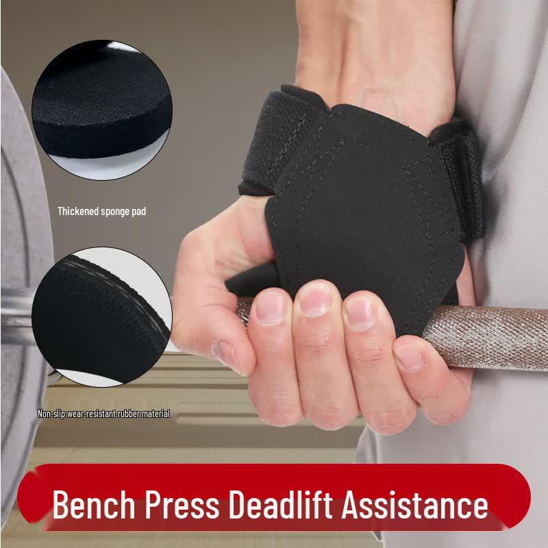 Rubber Grip Weightlifting Wrist Wraps