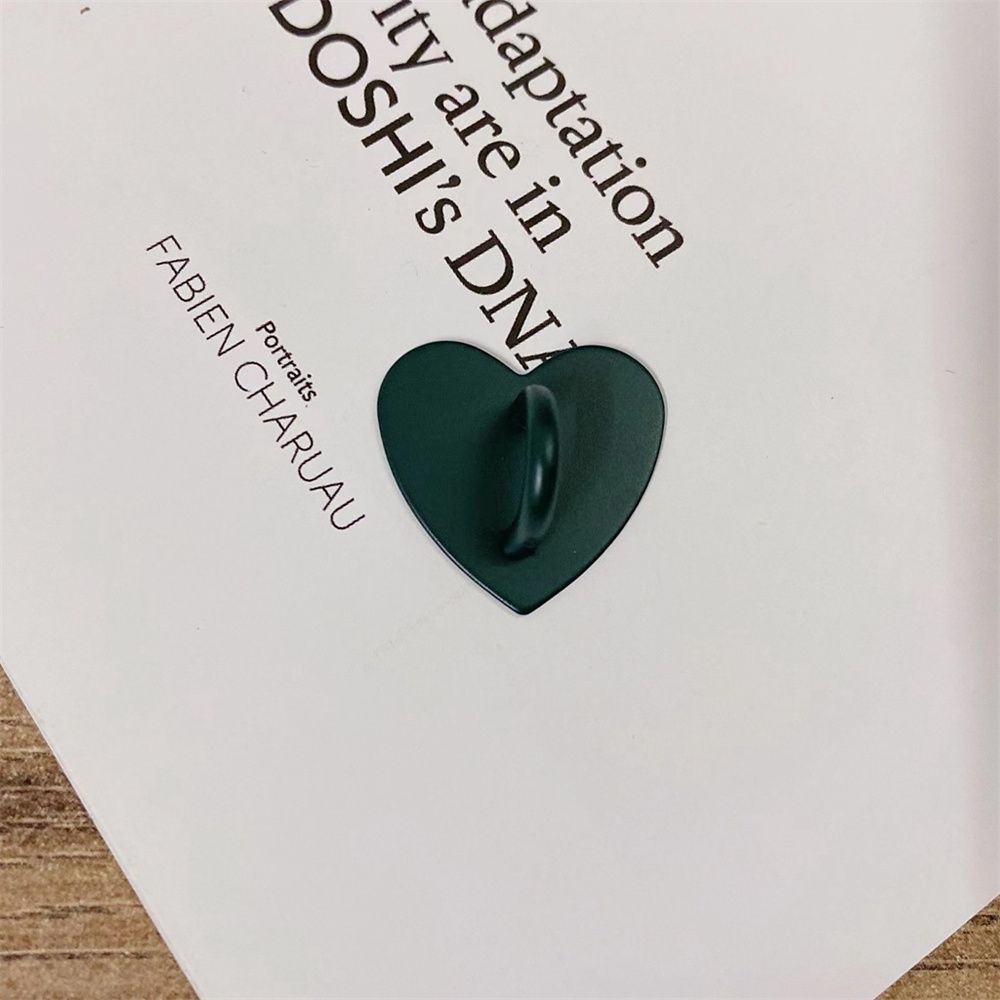 Grip Holder Metal Heart Finger Ring Phone Stand Holder Phone Clasps Hooks Phone Case Finger Ring