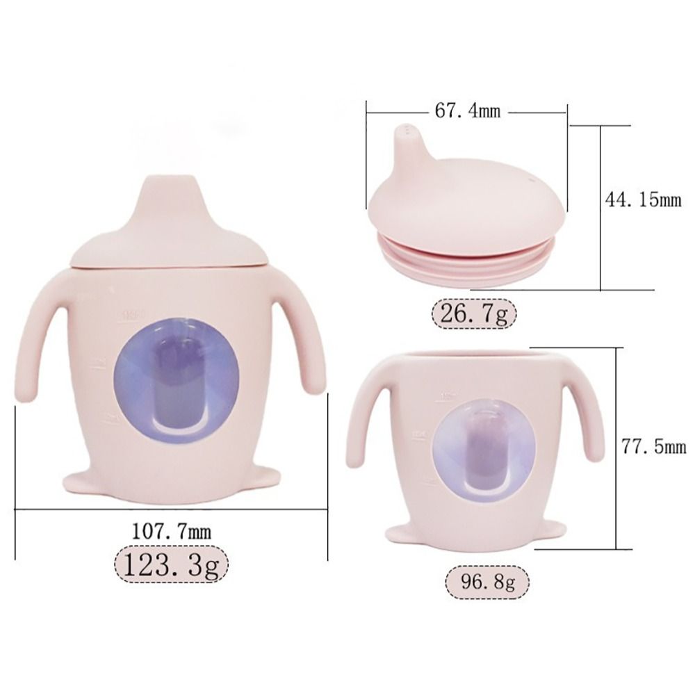 Leakproof Baby Water Bottle With Scale Anti Drop Duckbill Cup Portable Infant Cup Infant