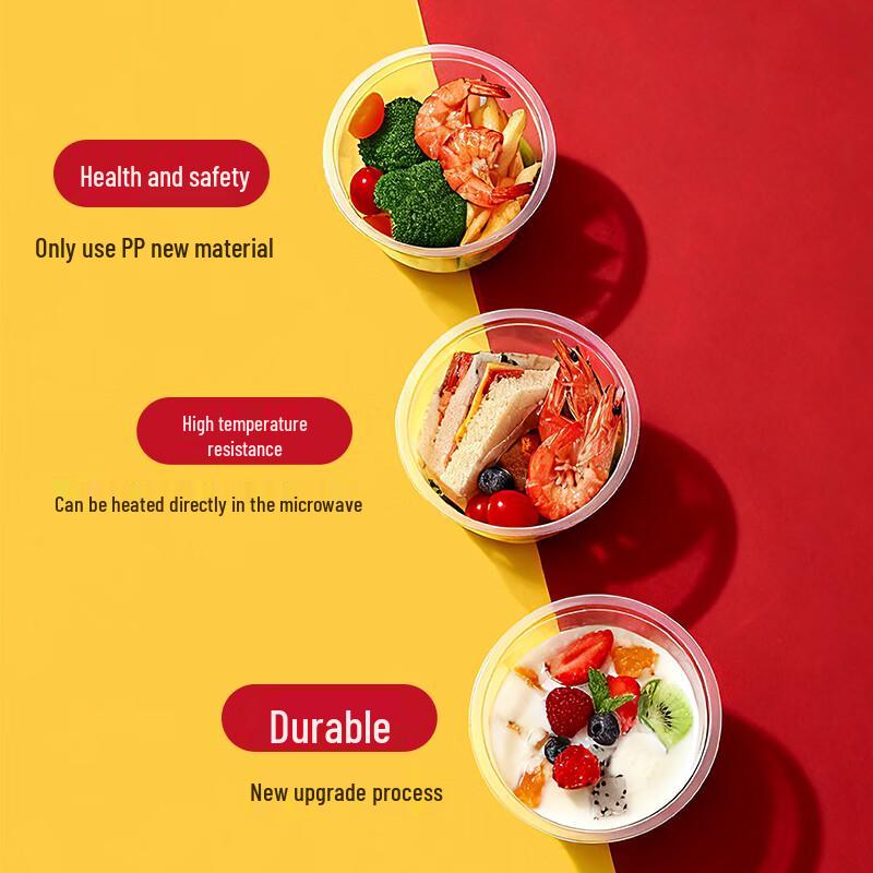 Disposable Microwaveable Round Bowls