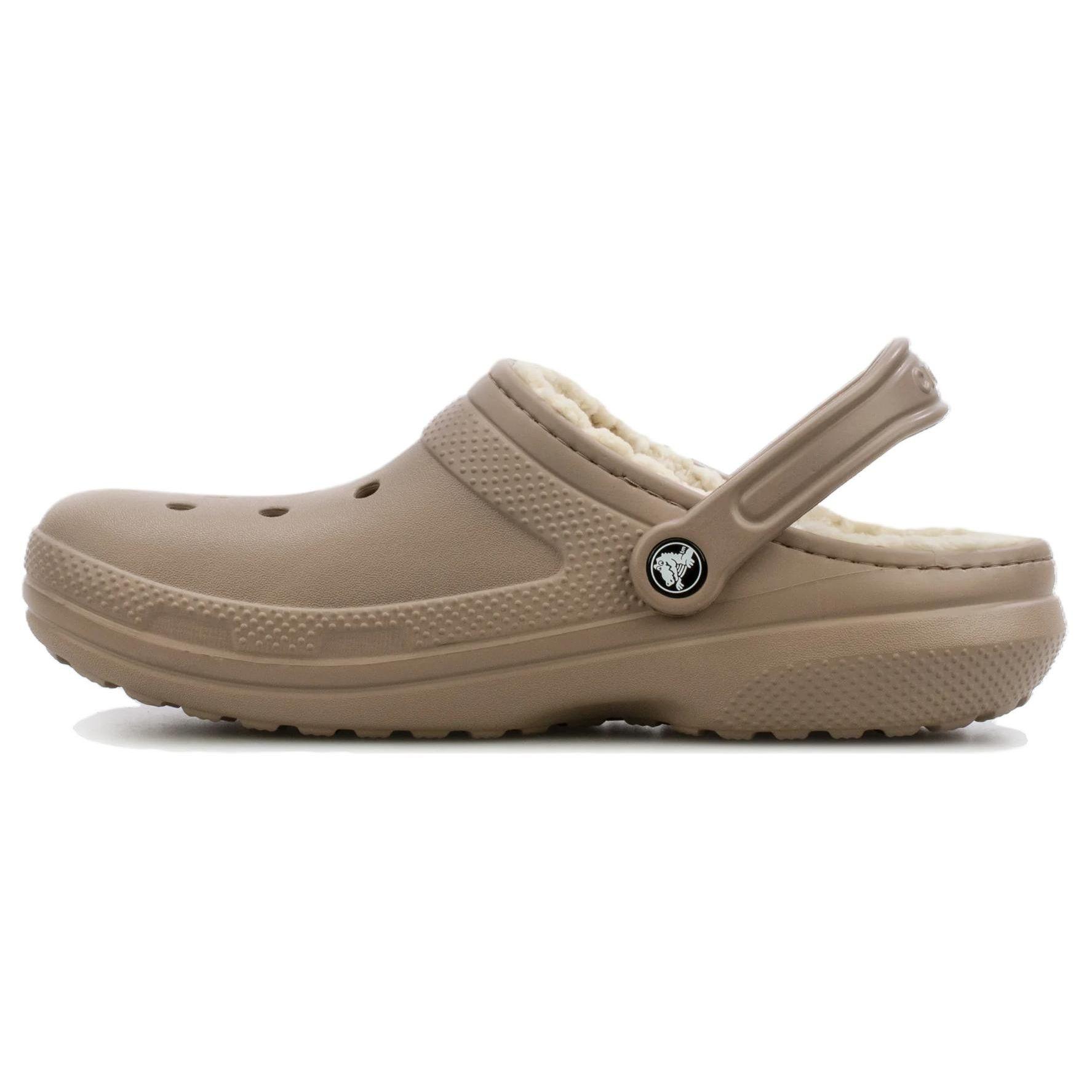 

Crocs Classic Lined Comfortable Versatile Beach Sandals Men sandals Light-Brown 203591-2YB 38-39