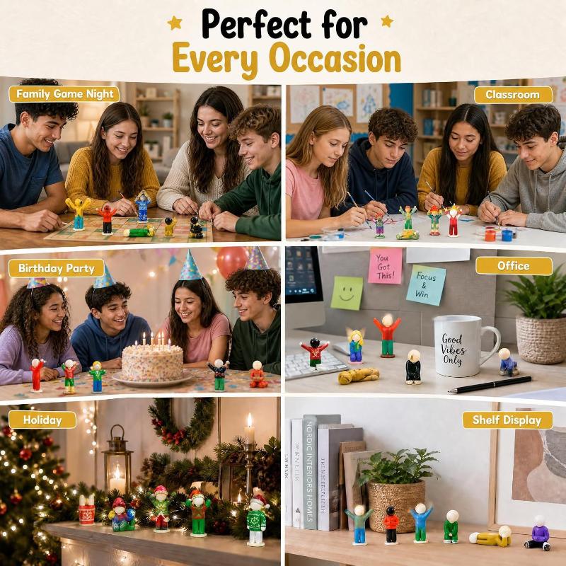 3D Printed Sci-Fi Mecha Chameleon Robot Model 8Pcs Multi-Pose Collectible Figurines for Hobby Collection Home Decor