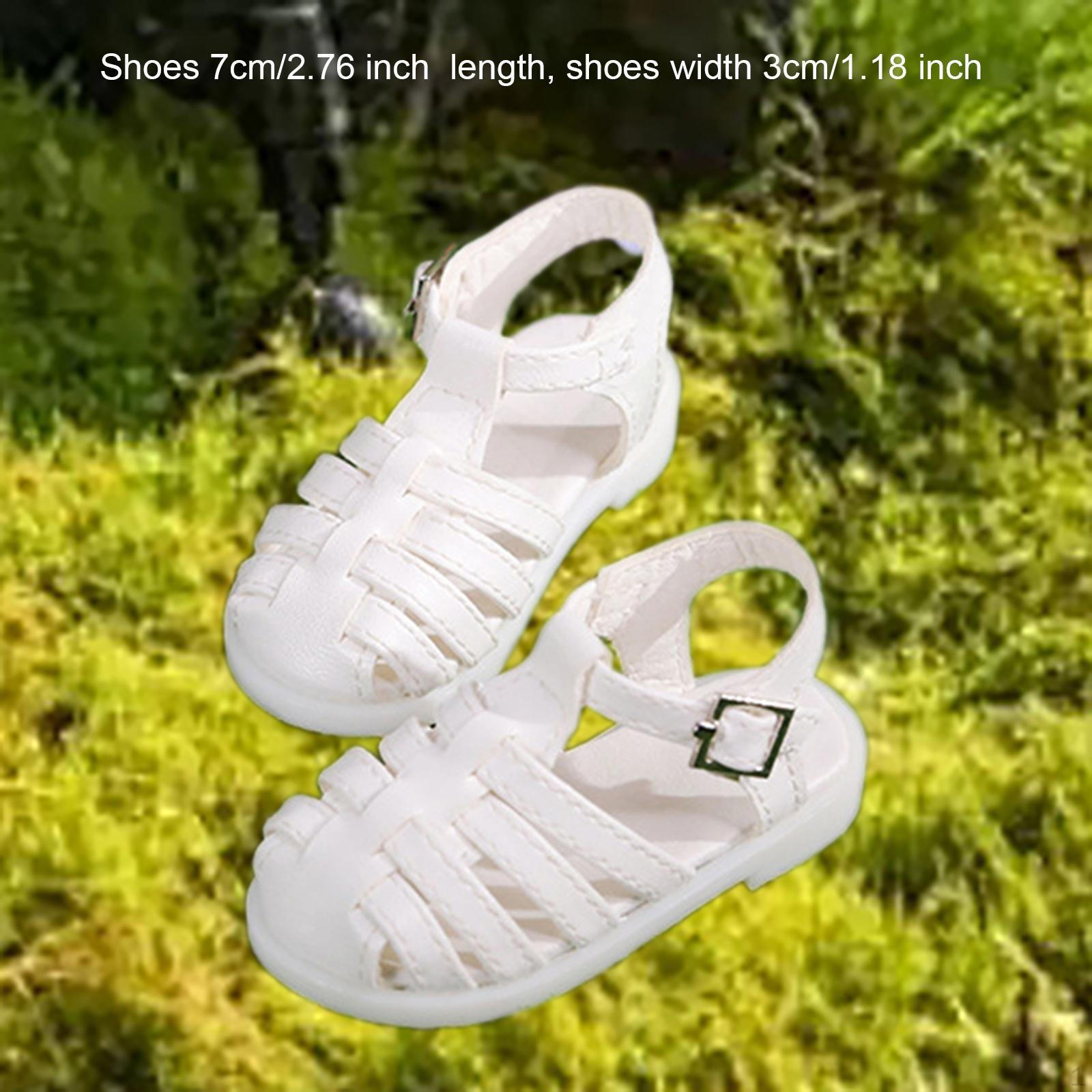

Пляжная обувь для кукол BJD, повседневные сандалии для ролевых игр с 1:4 куклы белый