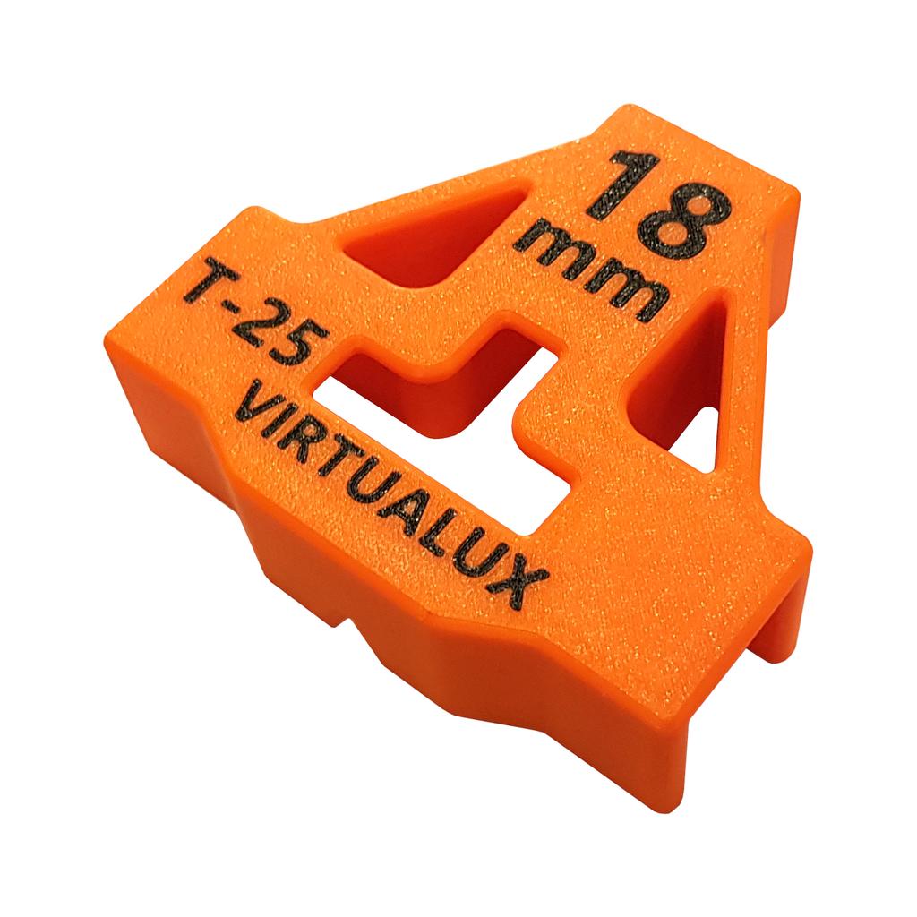 Strong T-25 Carpenter' Handle for 18mm Boards