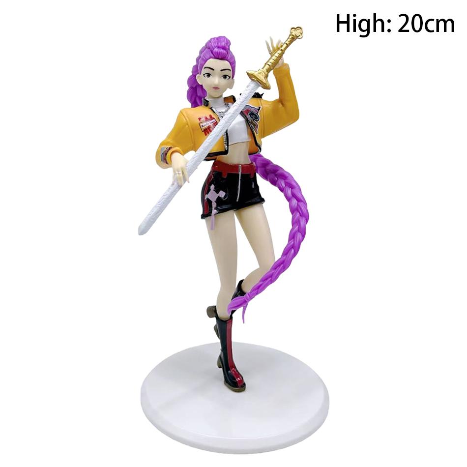 K-pop Demon Hunters Anime Figure Toys Cute PVC Movable Joints Action Figure Model Dolls Kids Birthday Decoration Toy Gifts