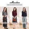 Qianbainian Damen Farbblock-Strickpullover aus reiner Wolle