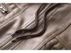 Men's PU Leather Hooded Jacket - European & American Style, Autumn/Winter Motorcycle Design