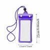 Adjustable Strap Waterproof Phone Pouch Sealed Lightweight Crossbody Dry Bag PVC ABS Transparent Hanging Neck Bag for Gifts