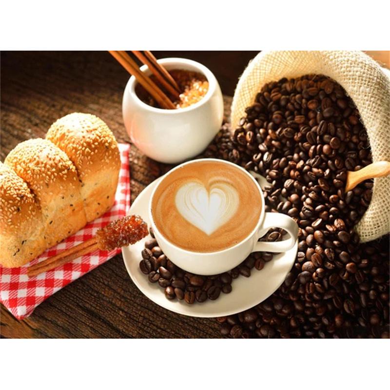 DIY Diamond Painting Dessert Cross Stitch Kit Mosaic Art Diamond Painting Full Circle/Square Diamond Home Decoration