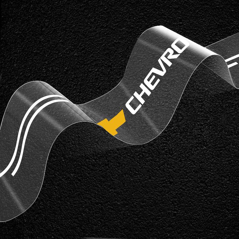 1Pcs Transparent Car Trunk Badge Protective Sticker Car Accessories For Chevrolet Spark Silverado Trailblazer Cruze Captiva Lacetti