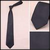 [White Fang] Simple Formal Tie, Polyester, Business, Stylish, Men's NC131 (Dark Gray)