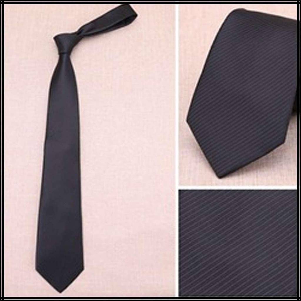 [White Fang] Simple Formal Tie, Polyester, Business, Stylish, Men's NC131 (Dark Gray)