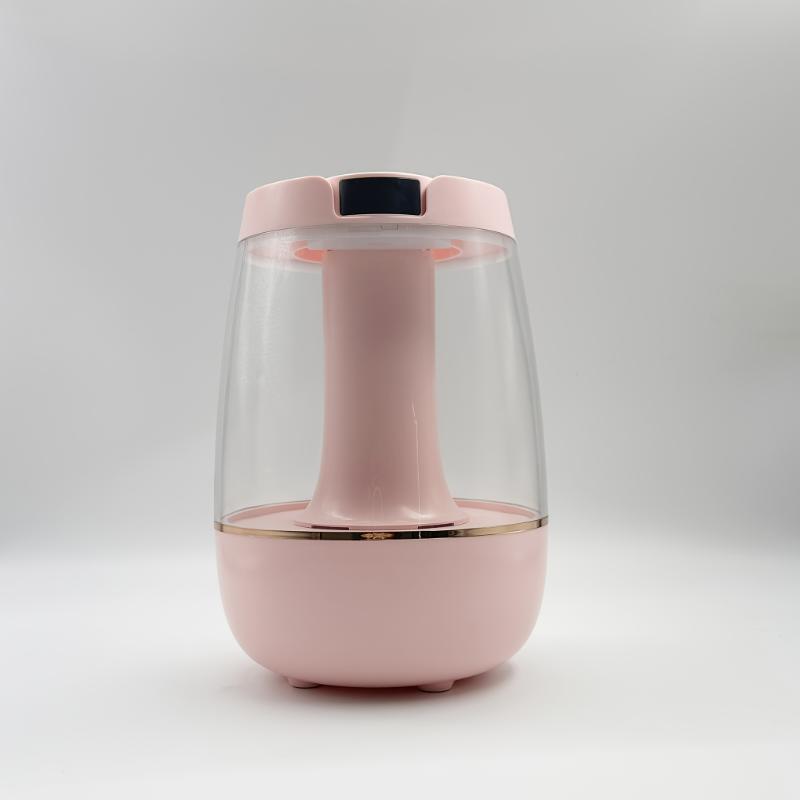 

3 литра большой емкости двойной насадки холодный туман увлажнитель, спальня небольшой ночник подходит для домашнего растения увлажнитель Mexico розовый