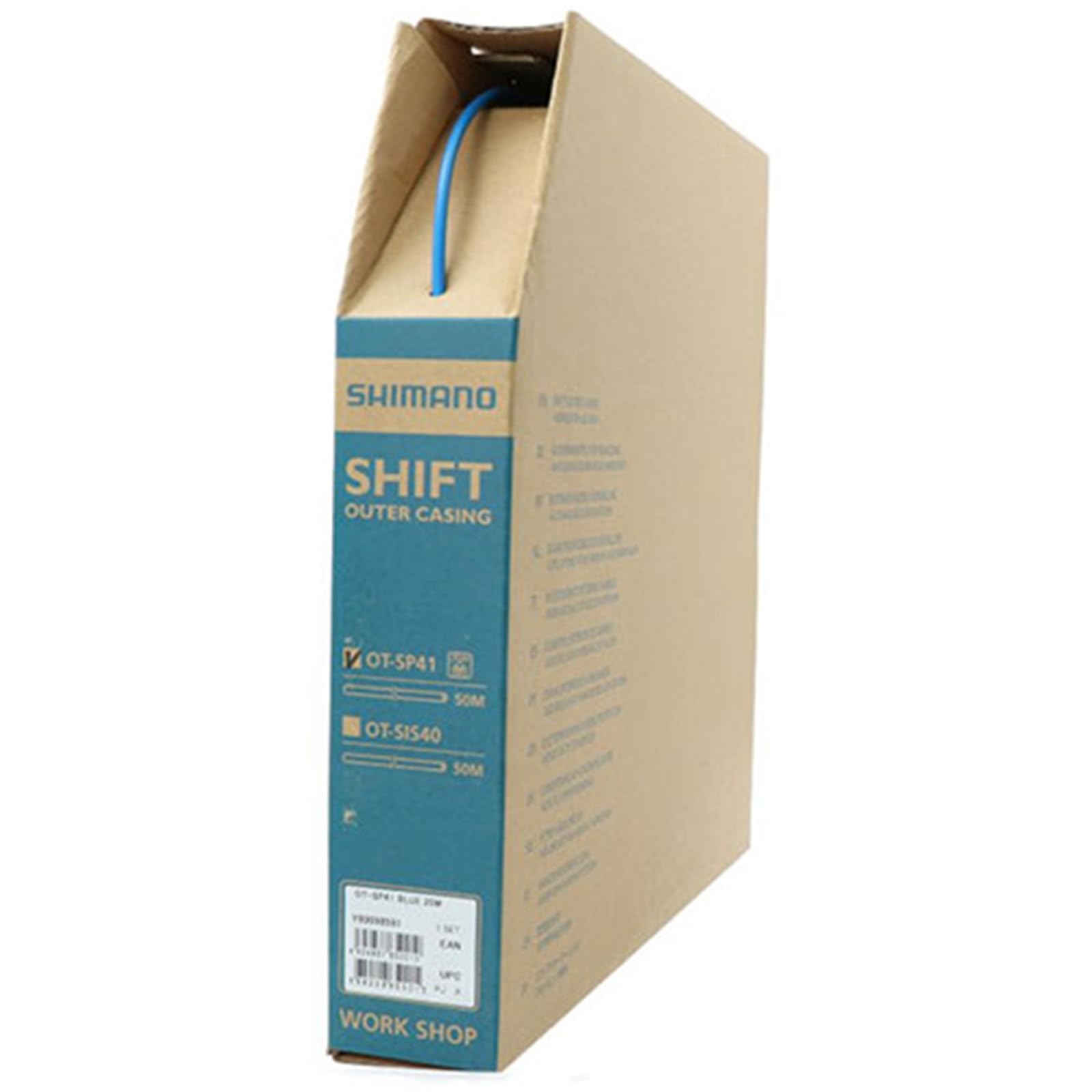 

Shimano Рубашка троса переключения OT-SP41, Диаметр 4 мм x 25 м, Синяя, Y60098591