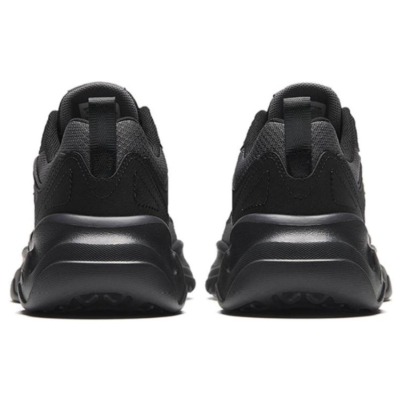 Anta Chao Bai GZ Shock Absorbers With Slip Resistant And Abrasion Resistant Properties Low Top Casual Shoes Men's Black Sneakers 112348812-4
