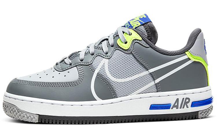 Nike Air Force 1 React Wolf Grey GS CD6960-002 37.5