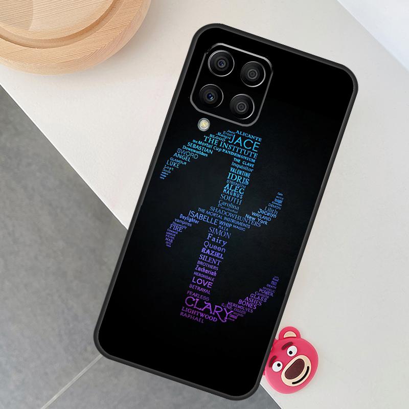 Shadowhunters Angelic Rune logo Case For Samsung Galaxy M12 M32 M52 M15 M35 M55 M31 M56 M36 M16 M06 M13 M33 M53 M14 M34 M54