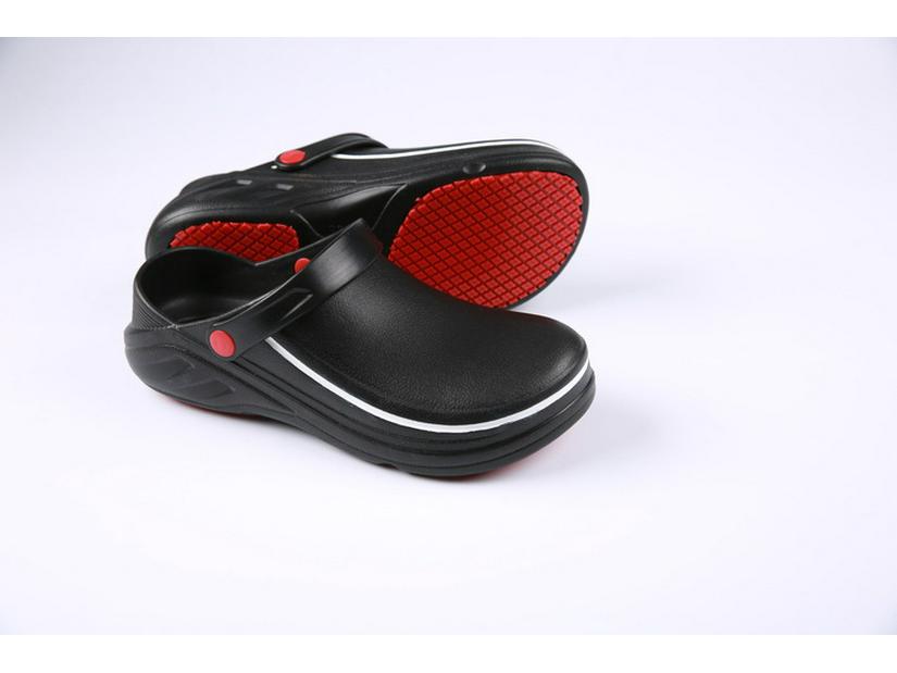 Oil-Proof Non-Slip Safety Work Shoes: Anti-Smash Protective Chef Footwear