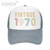 Mesh Cap Hat VINTAGE  Trucker Birthday for Unisex Women Born All the People Retro Baseball Caps