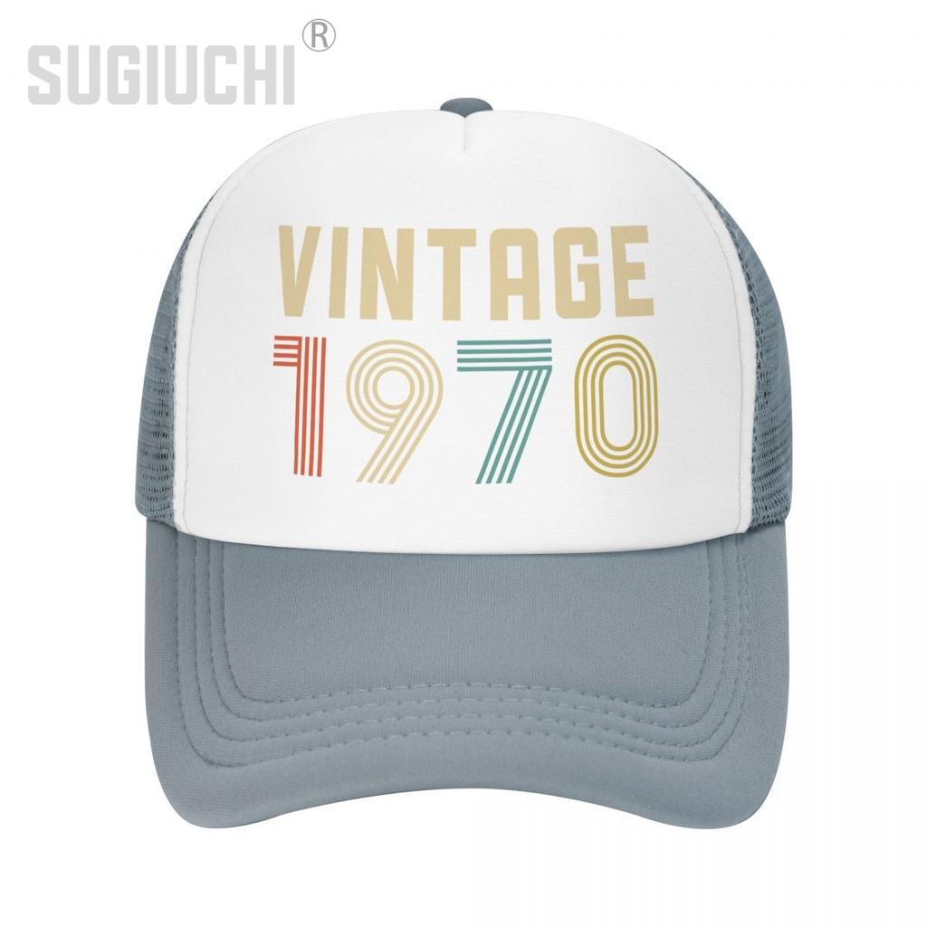 Mesh Cap Hat VINTAGE Trucker Birthday for Unisex Women Born All the People Retro Baseball Caps