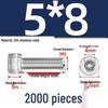 304 Stainless Steel Hex Socket Head Cap Screws, M2-M10, Extended Length