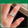 Trendy Geometric Adjustable Copper Ring For Women Chic Fashionable Accessory 2024