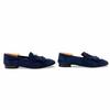 Great HERMES Loafers Royal Navy System Suede Leather Women 39 192232Z Used