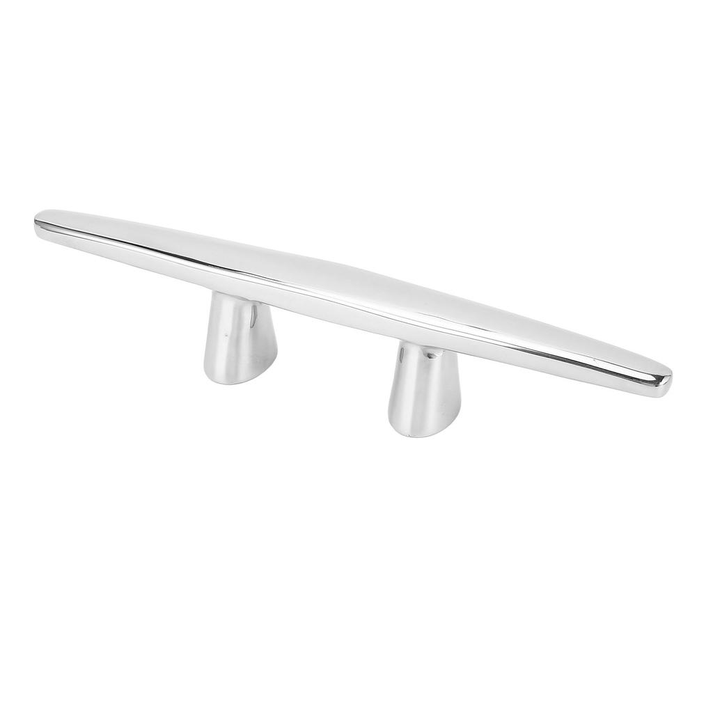 10 Inch Boat Cleat 316 Stainless Steel Dock Cleats High Polished Marine Docking Rope Cleat for Yacht Speedboats