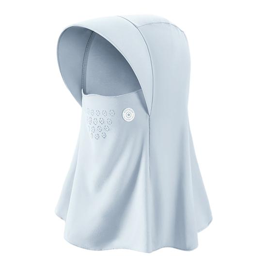 Women's UV Protection Balaclava Hat Summer Ice Silk Full Face Helmet
