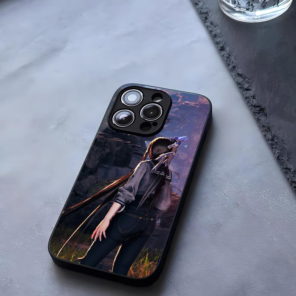 

Чехол для телефона Stellar Blade Закаленное стекло Для IPhone 17 13 14 16 12 15 11 Pro Max Plus Mini X XR SE2020 Coque iPhone 15 Pro