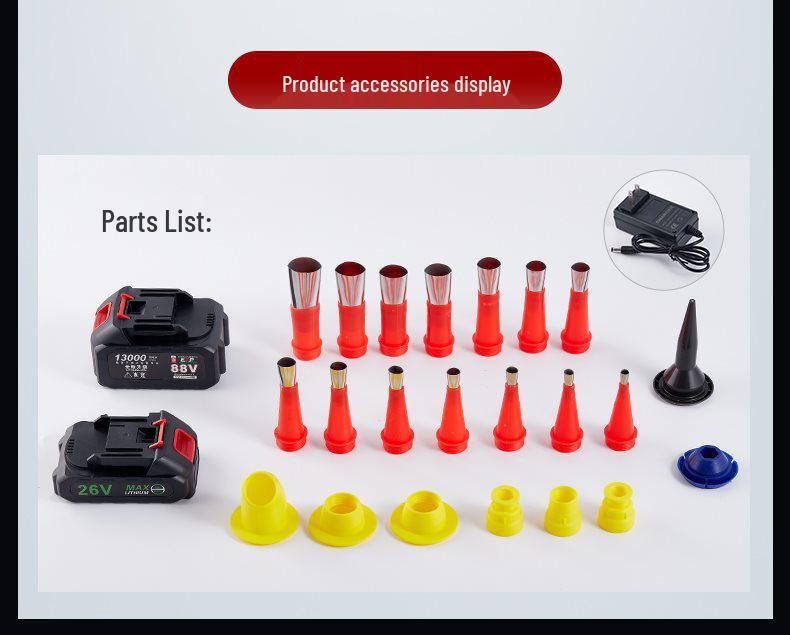Rechargeable Electric Caulk Gun: Fully Automatic Lithium Battery Adhesive Dispenser