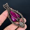 Ruby & Moonstone 999 Copper Wire Wrapped Pendant, Handmade Gemstone Tree Of Life Pendant Jewelry, Gifts For Wife Brand New Pendant