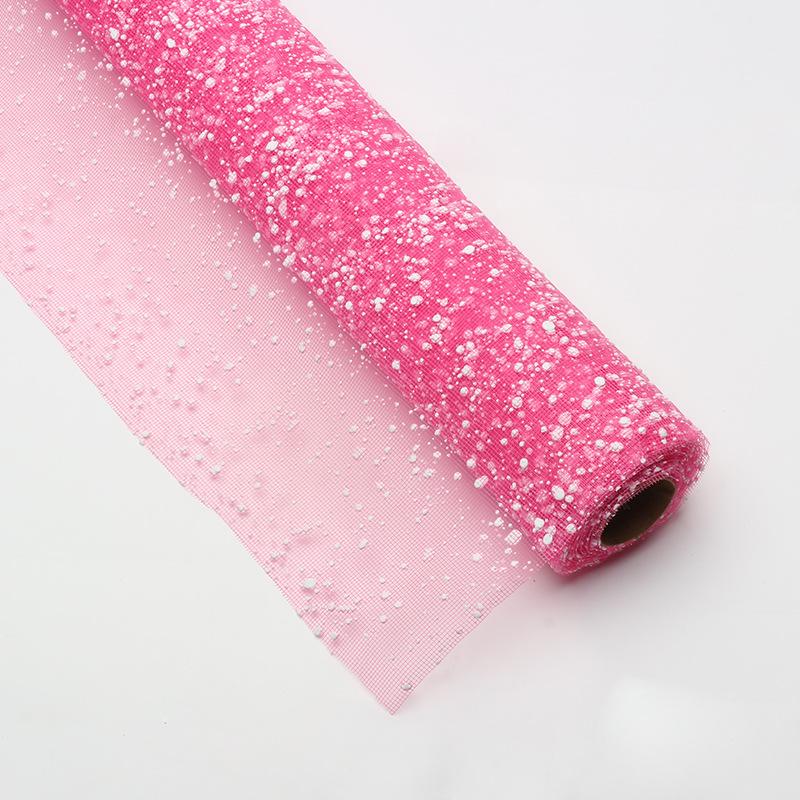 Schneeflocken Garn Wickel Netzpapier Blumenstrauß Verpackung Hochzeit Geburtstagsparty Dekoration Floristenbedarf Geschenkverpackungsmaterialien