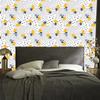 Flowers and dots wallpaper for living room and bedroom 50x1000