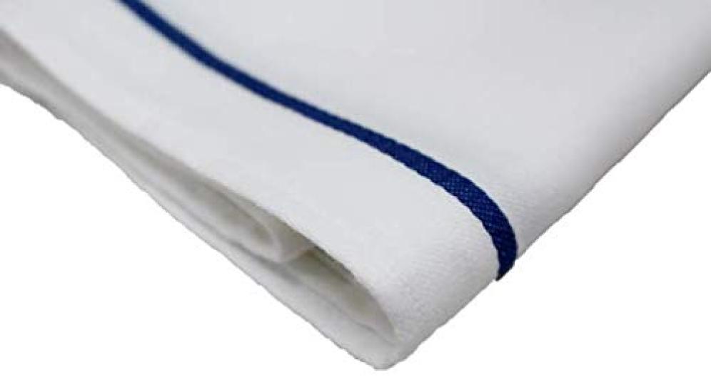 Japanese Glass 45 X Commercial Use 3 Towel, 100% Cotton, 80, Professional, (Blue Line, Pieces)