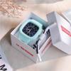 Fashion Women Watches Square Dial Pin Buckle Quartz Watch Women Luxury Ladies Electronic Wristwatches Silicone Female Clock Gift