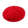 Painter Hat Solid Color Soft Texture Unisex Furry Bucket Hat Easy to Clean Winter Furry Beret Hat Fashion Accessories