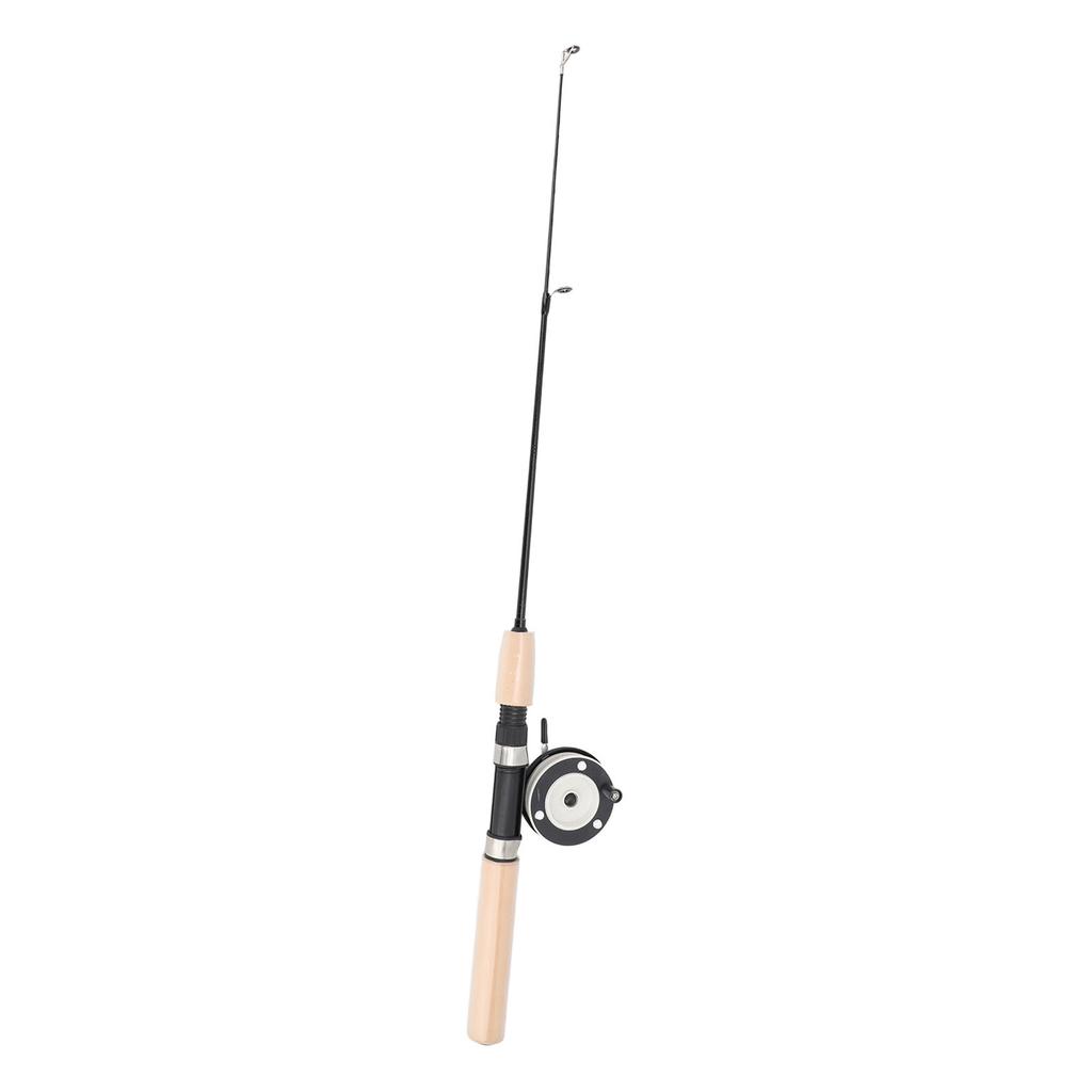 75cm Ice Fishing Rod Reel Fishing Line Ice Scoop Complete Kits with Carrier Bag Ice Fishing Gear
