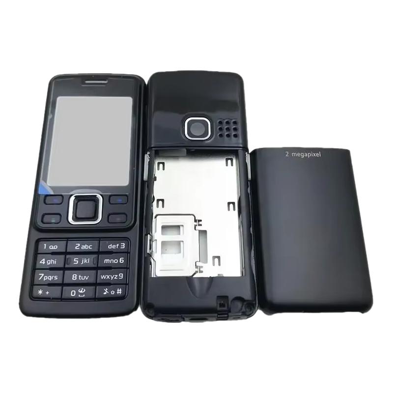 Carcasă Completă Telefon Mobil Cadru Capac Spate Baterie Tastatură Engleză Pentru Nokia 6300