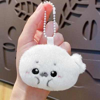 Uroczy Miękki Pluszowy Breloczek Foka Zabawna Pluszowa Zawieszka Zwierzę Morskie Kawaii Puszysty Breloczek Ozdoby Samochodowe Dekoracja Plecaka Prezent Świąteczny