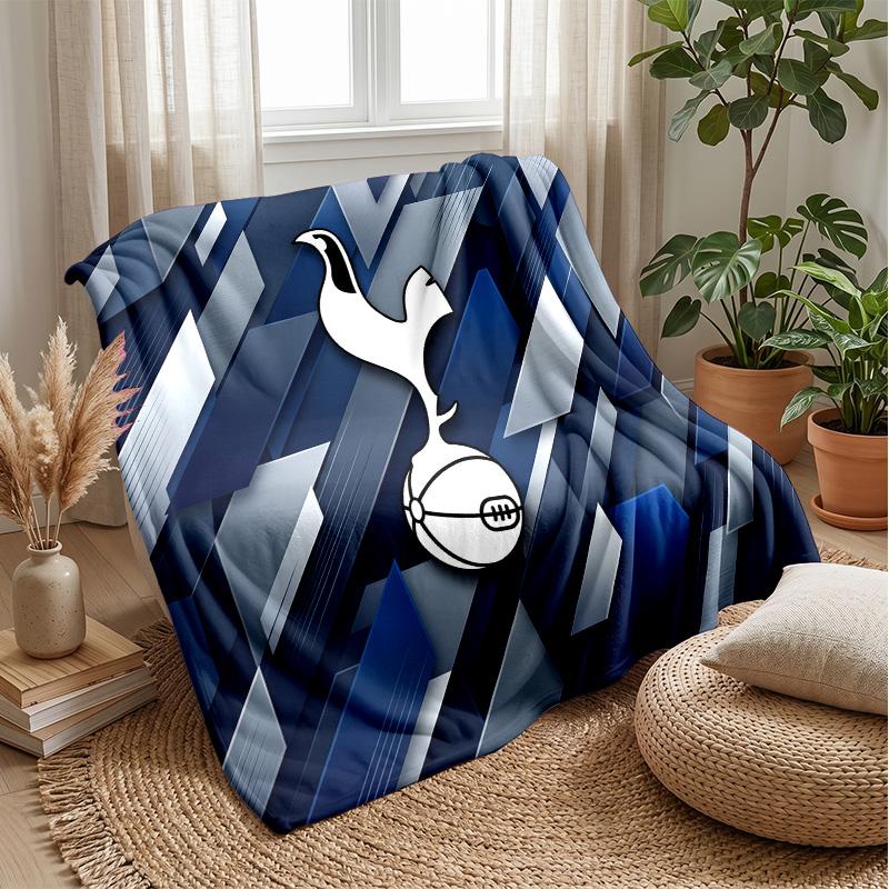 Tottenham Hotspur Themen-Decke Weiche Flanell-Decke Plüsch-Überwurf Gemütliche Sofa-Bett-Decke für Heimdekoration