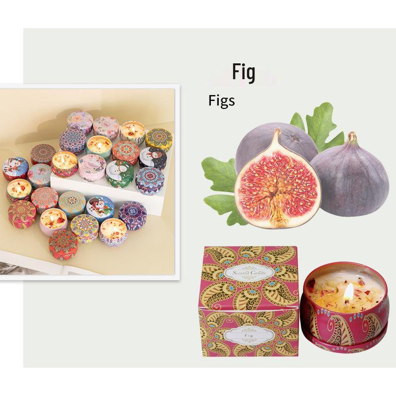 Scented Soy Candle - Romantic Fragrance with Dried Flowers, Ideal for Weddings, Valentine's, Birthdays, and Home Décor