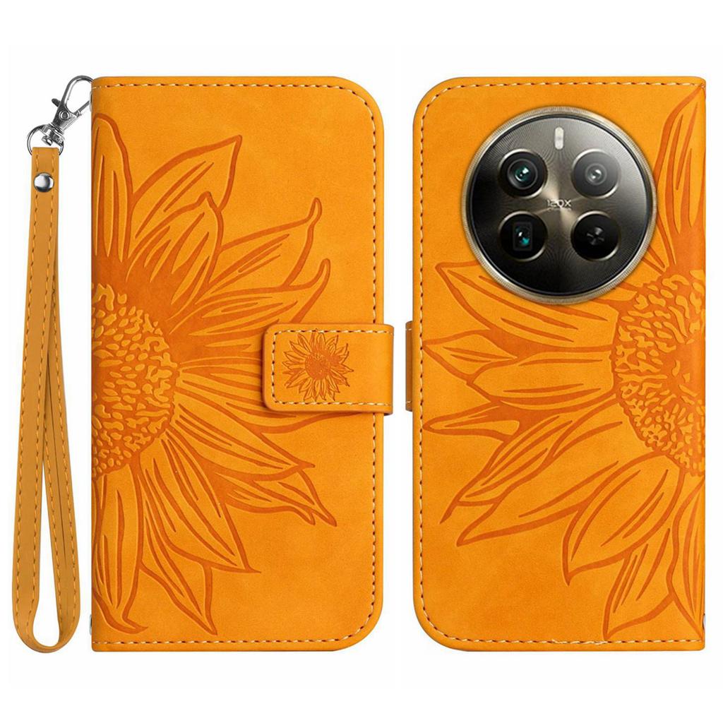 HT04 For Realme 12 Pro 5G/12 Pro+ 5G Case Skin-touch Leather Phone Cover with Wallet Stand