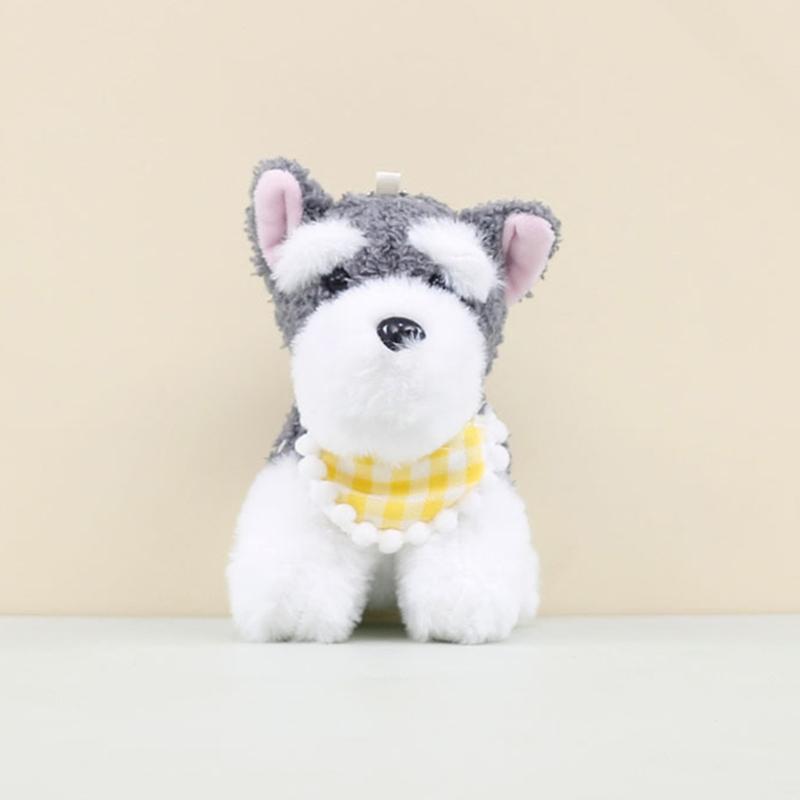 Multipurpose Schnauzer Dog Keychain Fashion Accessory for Pet Lovers and Stylish Individuals In Sturdy PP Cotton